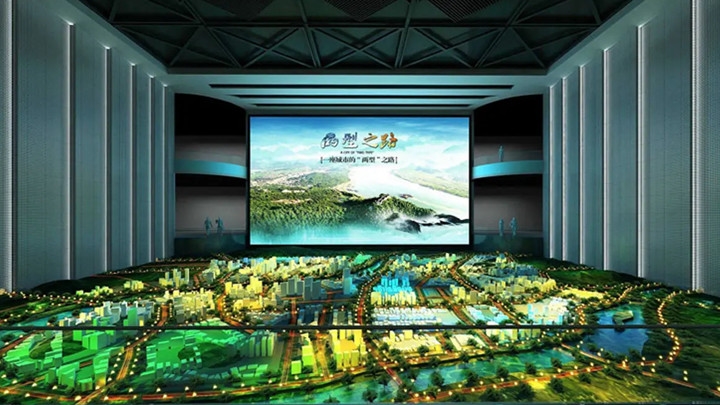 三维数字沙盘聚焦城市，一展城市风貌